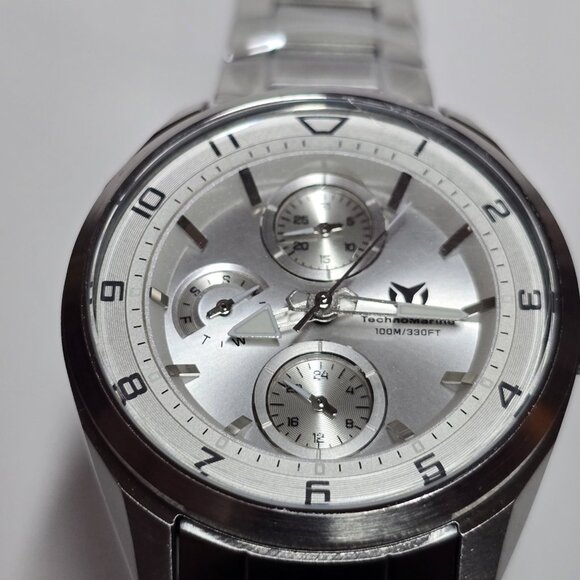 Technomarine Women's Watch Ocean Quantum Quartz Silver Dial Bracelet TM-318109 - Picture 3 of 10